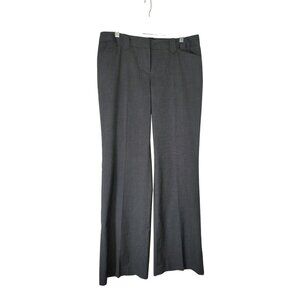 Express Design Studio Women's Editor Pants Size 8 Polyester Blend Gray READ
